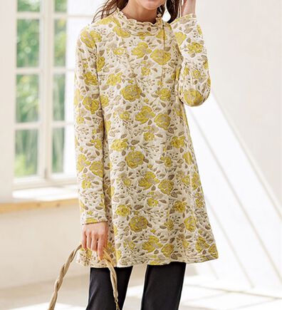 BELLUNA（ベルーナ）の「華やかふくれジャカードチュニック（チュニック）」