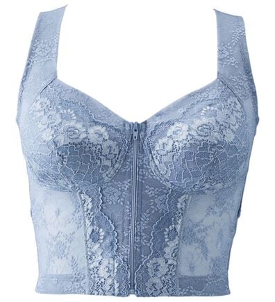 LAVIENNE（ラヴィエンヌ）の「猫背は卒業！総レースロングブラ（ノンワイヤーブラ）」