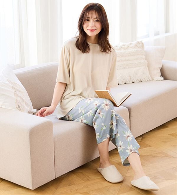 LAVIENNE（ラヴィエンヌ）の「【寝苦しさにさよなら】風がス～っと肌さら！涼しいメッシュ使いパジャマ（パジャマ・ルームウェア）」｜詳細画像