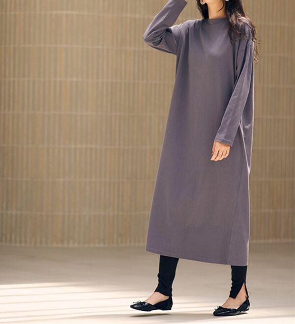 RANAN（ラナン）の「【レギンス付】＜ＢＣ＞綿１００％オーバーシルエットワンピース（その他ワンピース）」｜詳細画像