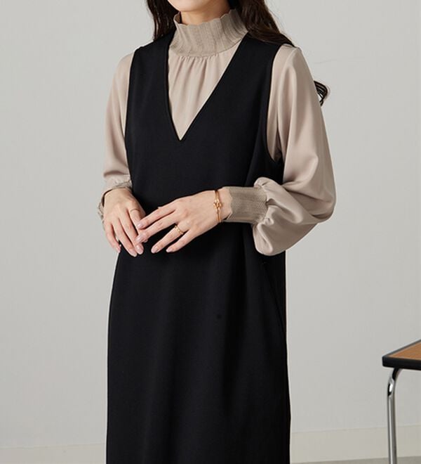 BELLUNA（ベルーナ）の「リブニット使いチュニック（チュニック）」｜詳細画像