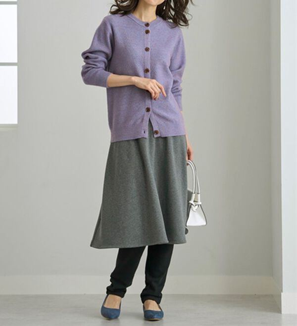 BELLUNA（ベルーナ）の「まるではく毛布！静電防止付レギンス付スカート（フルレングスパンツ）」｜詳細画像