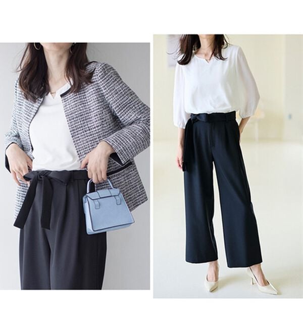 RANAN（ラナン）の「【４点セット】入学式卒業式に！選べるボトムスーツセット（パンツスーツ）」｜詳細画像