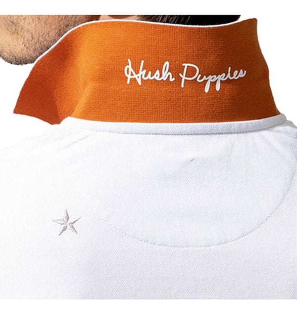 「＜ハッシュパピー＞マリンモチーフ飛び柄刺しゅうポロシャツ（メンズポロシャツ）」｜詳細画像