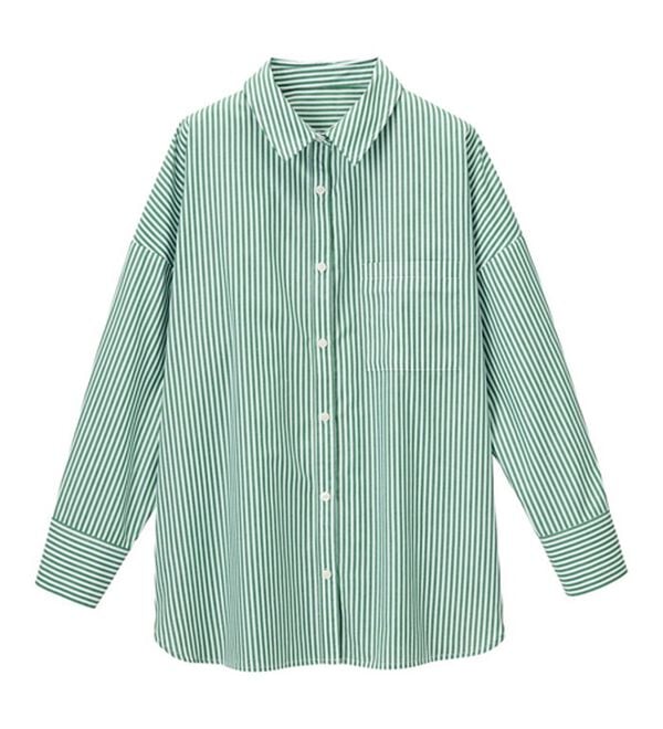 GeeRA（ジーラ）の「アソート柄オーバーサイズシャツ（シャツ）」｜詳細画像