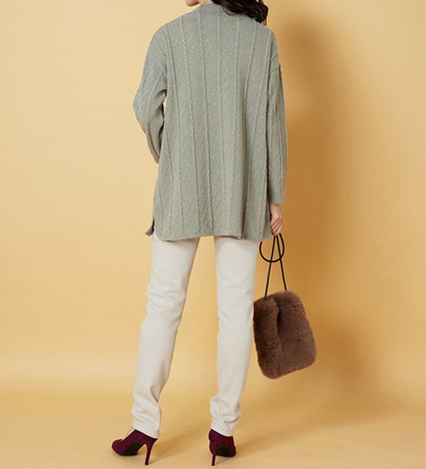 BELLUNA（ベルーナ）の「裏ベロアストレッチ素材レギンスパンツ（フルレングスパンツ）」｜詳細画像