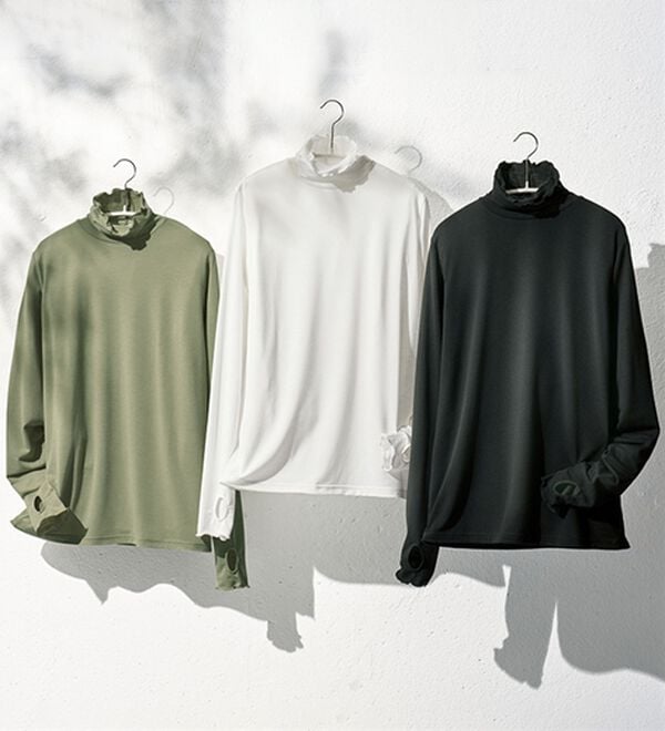 BELLUNA（ベルーナ）の「着るだけＵＶ対策シアーインナー（カットソー）」｜詳細画像