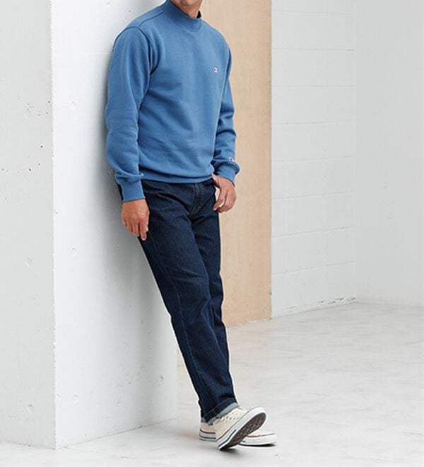 「＜チャンピオン＞モックネック裏起毛トレーナー（メンズトレーナー）」｜詳細画像