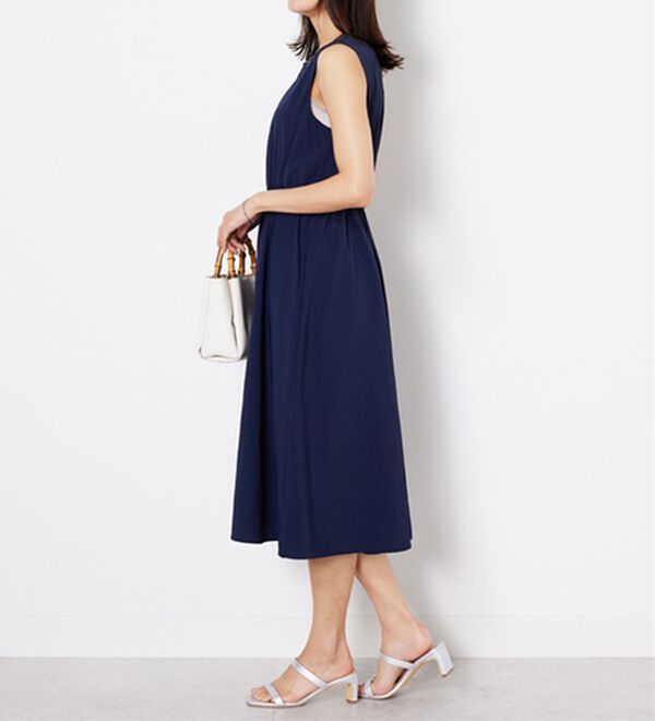 BELLUNA（ベルーナ）の「2点セット【Ｌａｇｒｉｌｕａ】メッシュ使いワンピースアンサンブル（その他ワンピース）」｜詳細画像