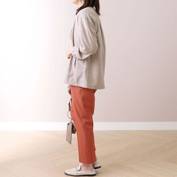 BELLUNA（ベルーナ）の「ビンテージ素材ジッパージャケット（その他ジャケット）」｜詳細画像