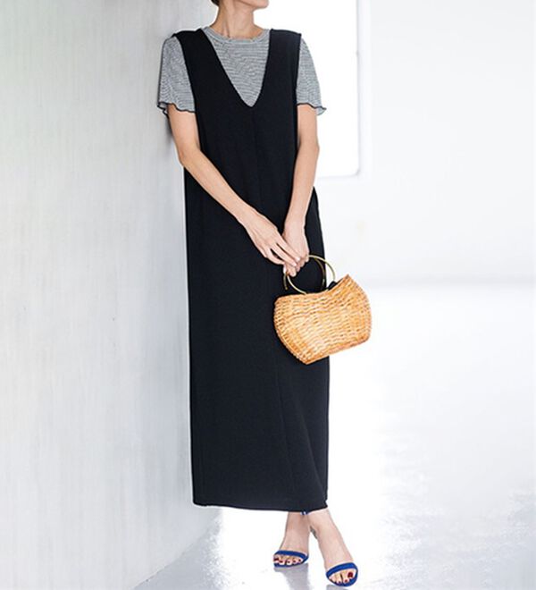 RANAN（ラナン）の「ギンガムチェック楊柳Ｔブラウス（カットソー）」｜詳細画像