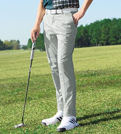 「＜ゴールデンベアゴルフ＞ドライストレッチゴルフパンツ（メンズフルレングスパンツ）」