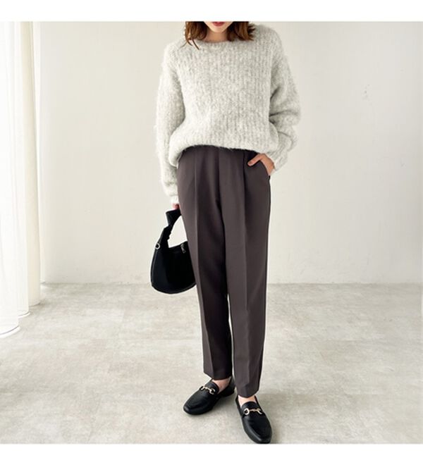 GeeRA（ジーラ）の「美脚きれい魅せ！テーパードパンツ（フルレングスパンツ）」｜詳細画像