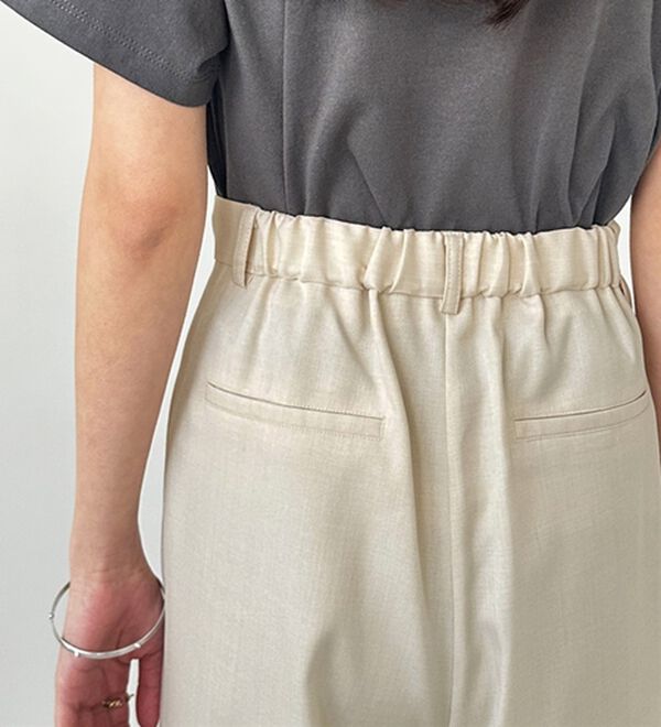 GeeRA（ジーラ）の「３タックワイドパンツ（フルレングスパンツ）」｜詳細画像