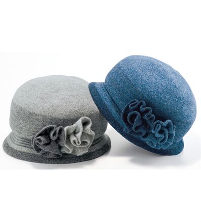 BELLUNA（ベルーナ）の「バスクウール混サイドポイントクロッシェ（帽子）」