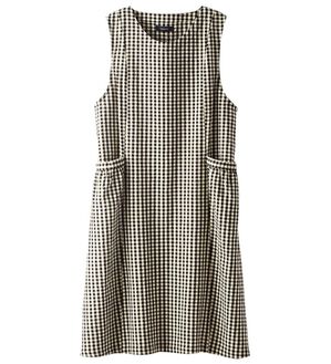 BELLUNA（ベルーナ）の「ポケット使いジャンパースカート（ジャンパースカート）」｜ギンガム