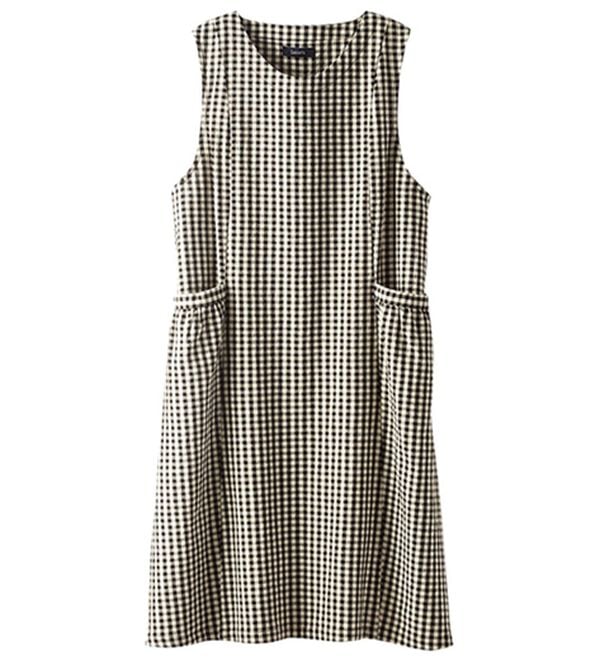 BELLUNA（ベルーナ）の「ポケット使いジャンパースカート（ジャンパースカート）」｜ギンガム