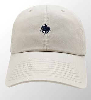 「ＰＯＬＯ　Ｂ．Ｃ．Ｓ　プレイヤーキャップ（メンズ帽子）」｜アイボリー