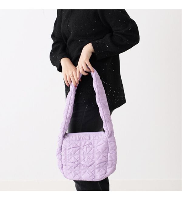 BELLUNA（ベルーナ）の「ぽこぽこ素材ショルダーバッグ（その他バッグ）」｜詳細画像