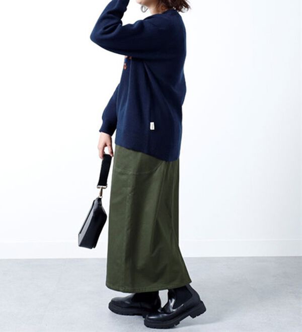 BELLUNA（ベルーナ）の「＜ｓｏｒａｆｕｋｕ＞ロゴジャカードニットプルオーバ（ニット・セーター）」｜詳細画像