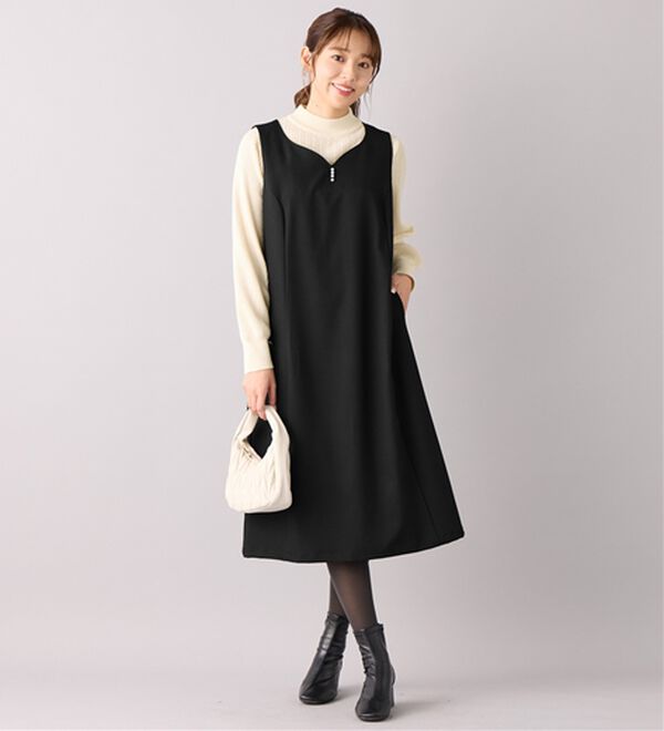 alotta（アロッタ）の「洗える！カシミヤタッチミニケーブルニット（ニット・セーター）」｜詳細画像