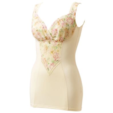 LAVIENNE（ラヴィエンヌ）の「ときめくフラワーレースボディシェイパー（ボディスーツ・シェイパー）」