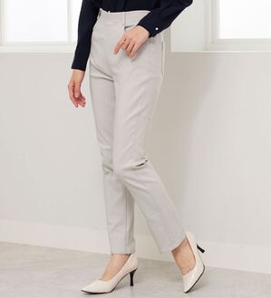 BELLUNA（ベルーナ）の「裏起毛ツイル素材ストレッチパンツ（フルレングスパンツ）」｜詳細画像