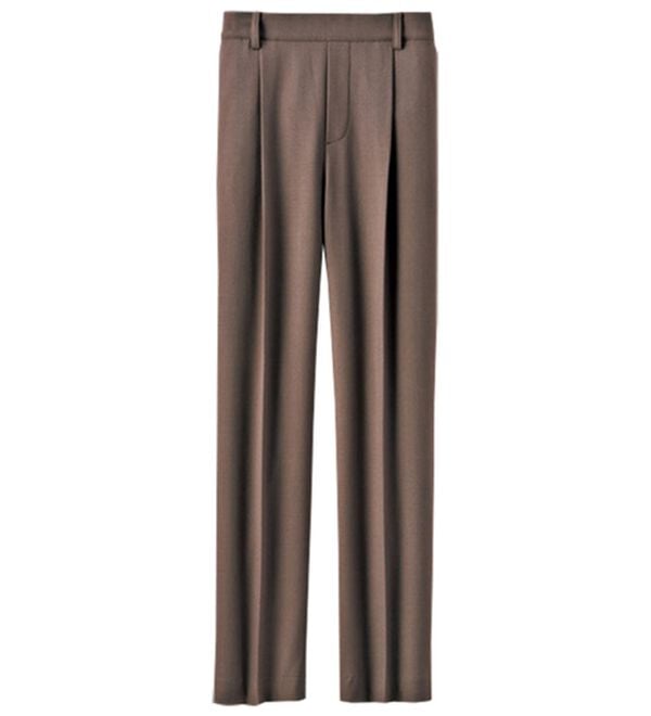 BELLUNA（ベルーナ）の「麻調ストレッチ素材テーパードパンツ（テーパードパンツ）」｜詳細画像