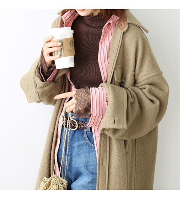 GeeRA（ジーラ）の「大人可愛い！レースが上品なハイネックニット（ニット・セーター）」｜詳細画像