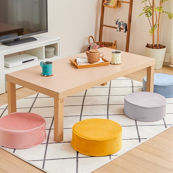 iellio（イエリオ）の「便利な極厚フロアクッション＜マルチクッション・座布団クッション・シートクッション・床座り用クッション・スツール・北欧風＞（クッション・クッションカバー）」｜詳細画像