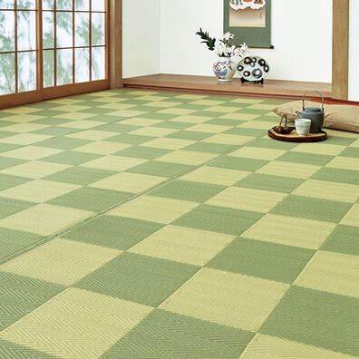 「洗える抗菌い草風カーペット（カーペット）」