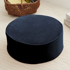 iellio（イエリオ）の「便利な極厚フロアクッション＜マルチクッション・座布団クッション・シートクッション・床座り用クッション・スツール・北欧風＞（クッション・クッションカバー）」｜ネイビー