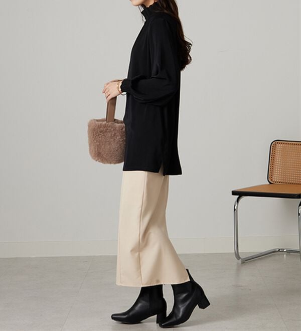 BELLUNA（ベルーナ）の「リブニット使いチュニック（チュニック）」｜詳細画像