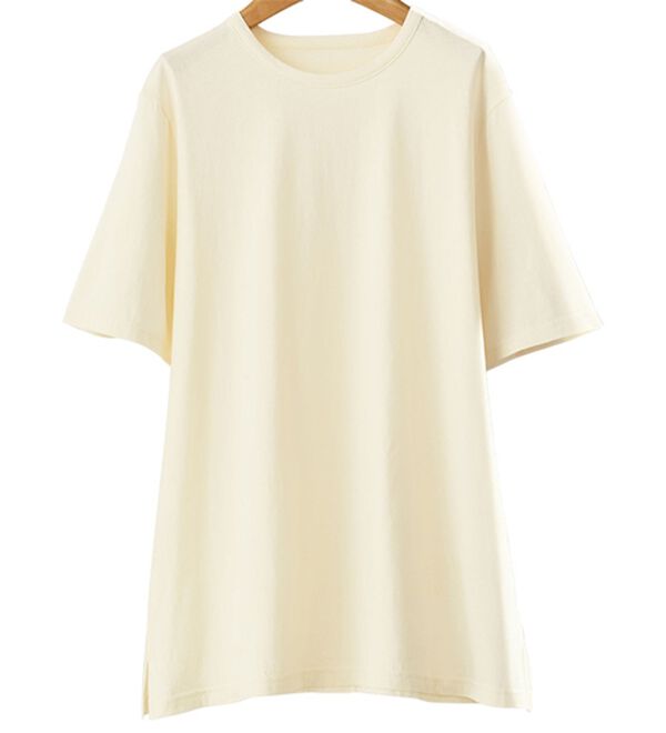 BELLUNA（ベルーナ）の「【５枚組】汗ジミ対策強撚綿１００％Ｔシャツ（Tシャツ）」｜詳細画像