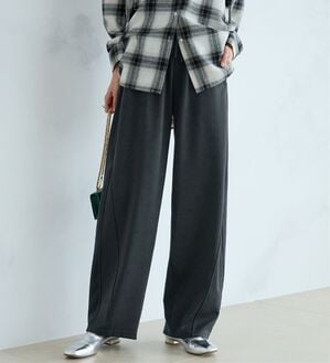 BELLUNA（ベルーナ）の「シュッと体型カバー　ジャストフィットバレルパンツ（フルレングスパンツ）」｜詳細画像