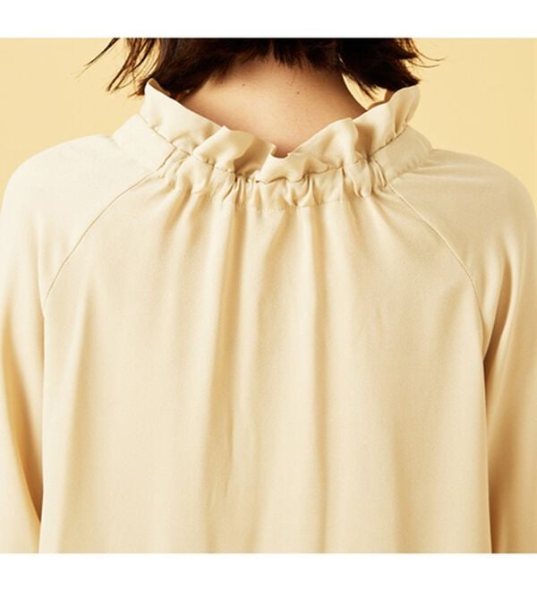 BELLUNA（ベルーナ）の「フリル衿ボウタイデザインブラウス（ブラウス）」｜詳細画像