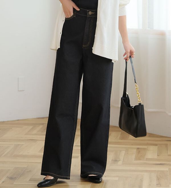 M～7L】＜新色追加＞美脚＆美尻が叶う！優勝ワイドパンツ