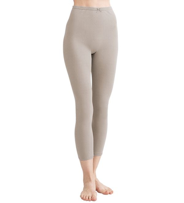 LAVIENNE（ラヴィエンヌ）の「お肌に優しいオーガニックコットン７分丈ボトム（肌着・インナーウェア）」｜詳細画像