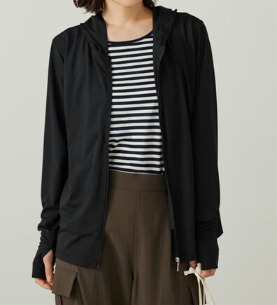 BELLUNA（ベルーナ）の「【接触冷感/UV対策/軽量】ヒンヤリ＆UV対策軽量パーカー（パーカー）」