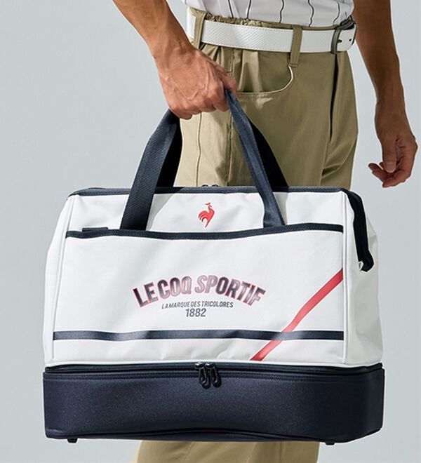 「＜ルコック＞シューズ収納付きボストンバッグ（メンズスポーツ用品）」｜詳細画像