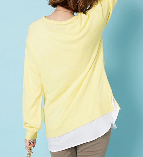 BELLUNA（ベルーナ）の「ふんわりカシミヤタッチニットプルオーバー（ニット・セーター）」｜詳細画像