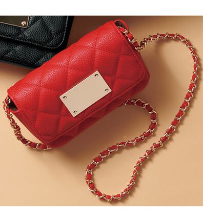 RANAN（ラナン）の「プレートデザインミニバッグ（ハンドバッグ）」