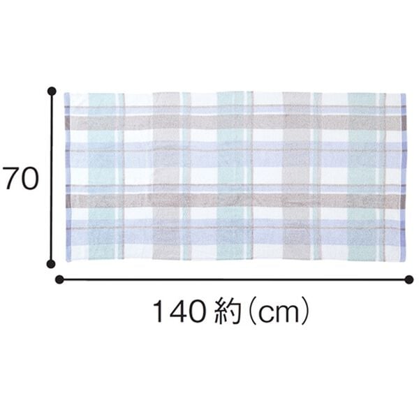 「いろいろ使える大判タオル２色組（タオル）」｜詳細画像