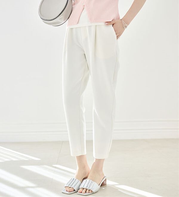 RANAN（ラナン）の「【選べる股下】美脚シルエットタックパンツ（フルレングスパンツ）」｜詳細画像