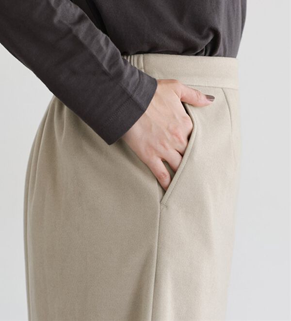 Pierrot（ピエロ）の「丈と柄が選べるカシミヤタッチＩラインスカート（ロングスカート）」｜詳細画像