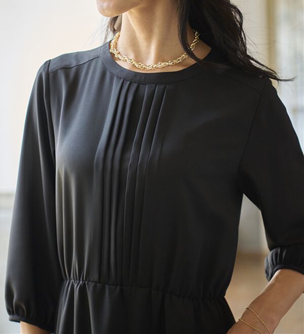 BELLUNA（ベルーナ）の「華やかツイードジャケットワンピースアンサンブル（ワンピースセットスーツ）」｜詳細画像