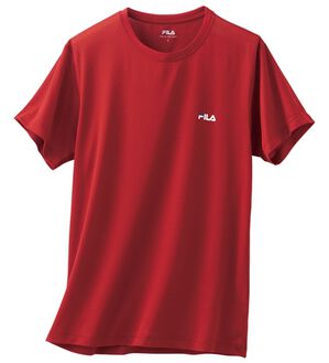 「＜フィラ＞爽快！エアメッシュインナーシャツ（メンズゴルフウェア）」｜レッド