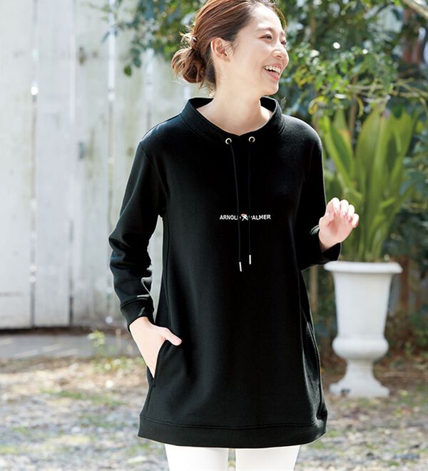 「＜アーノルド　パーマー＞デザインネックプルオーバー（トレーナー・スウェット）」｜詳細画像