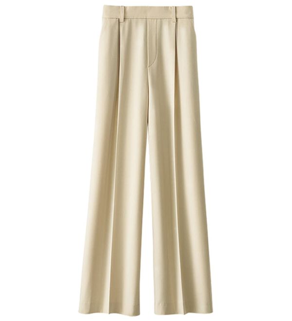 BELLUNA（ベルーナ）の「サマ見え！美脚タック使いワイドパンツ（ワイドパンツ・ガウチョ）」｜詳細画像