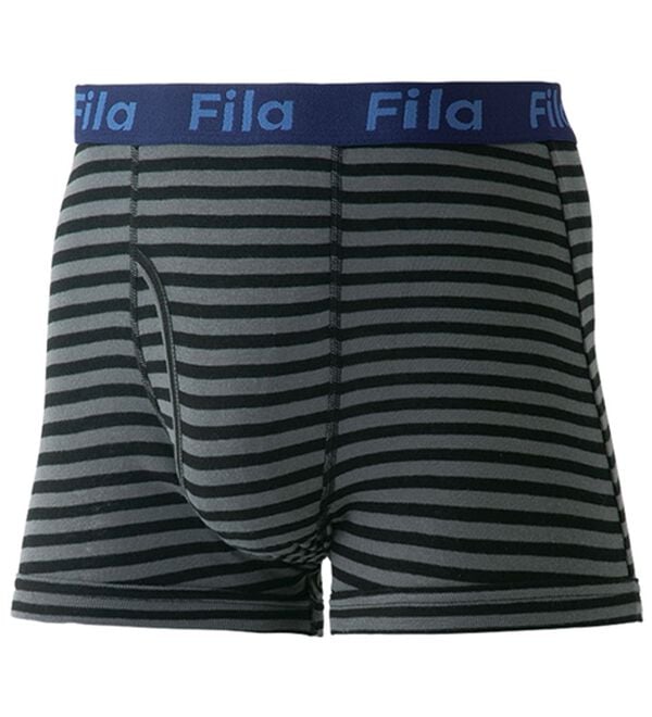 「【４枚組】＜フィラ＞スタイリッシュデザインボーダーボクサー（メンズボクサーパンツ）」｜詳細画像